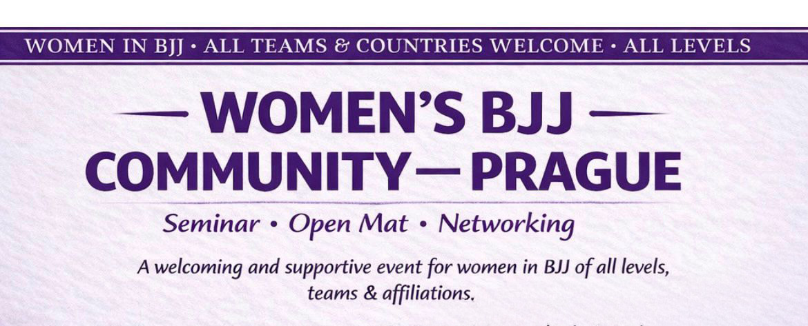 Women´s BJJ community - Praha